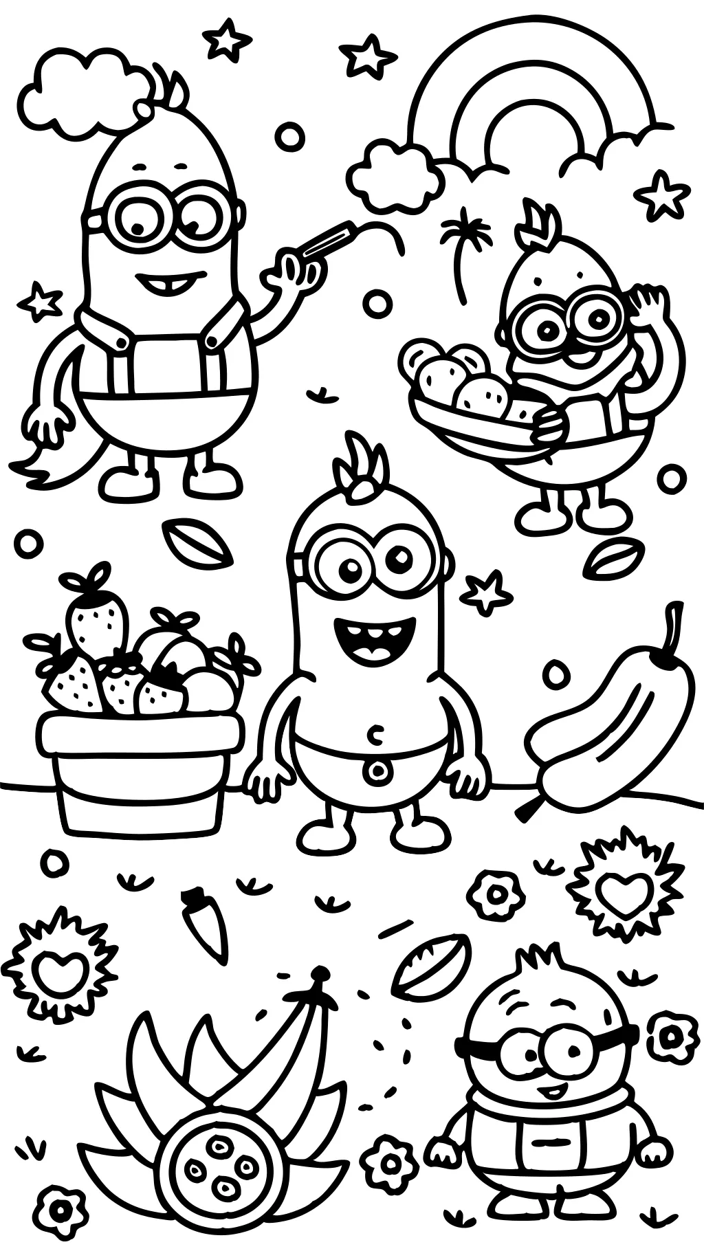 free minion coloring pages